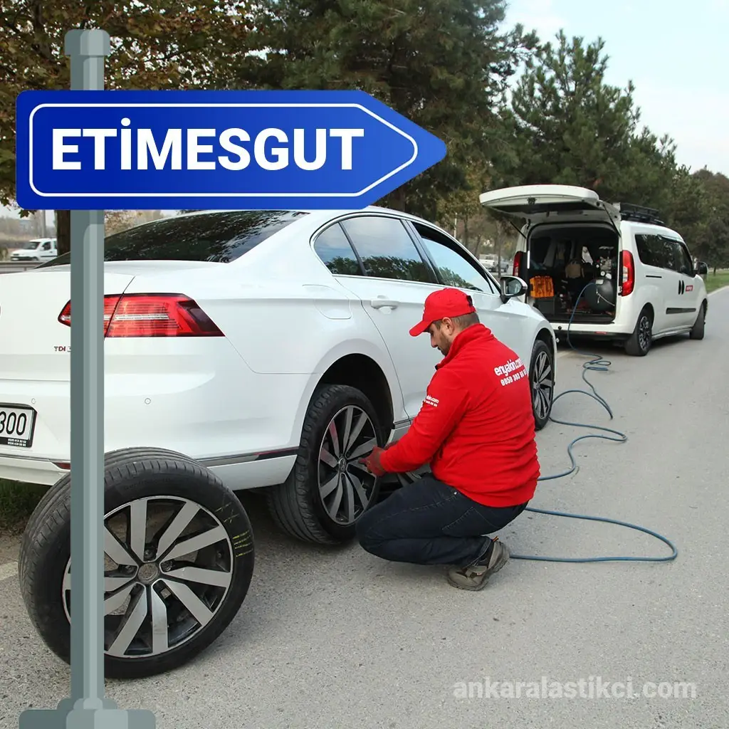 Ahi Mesut ve Türk Kızılay Caddesi Üzerinde Profesyonel Hizmet – Etimesgut Lastikçi