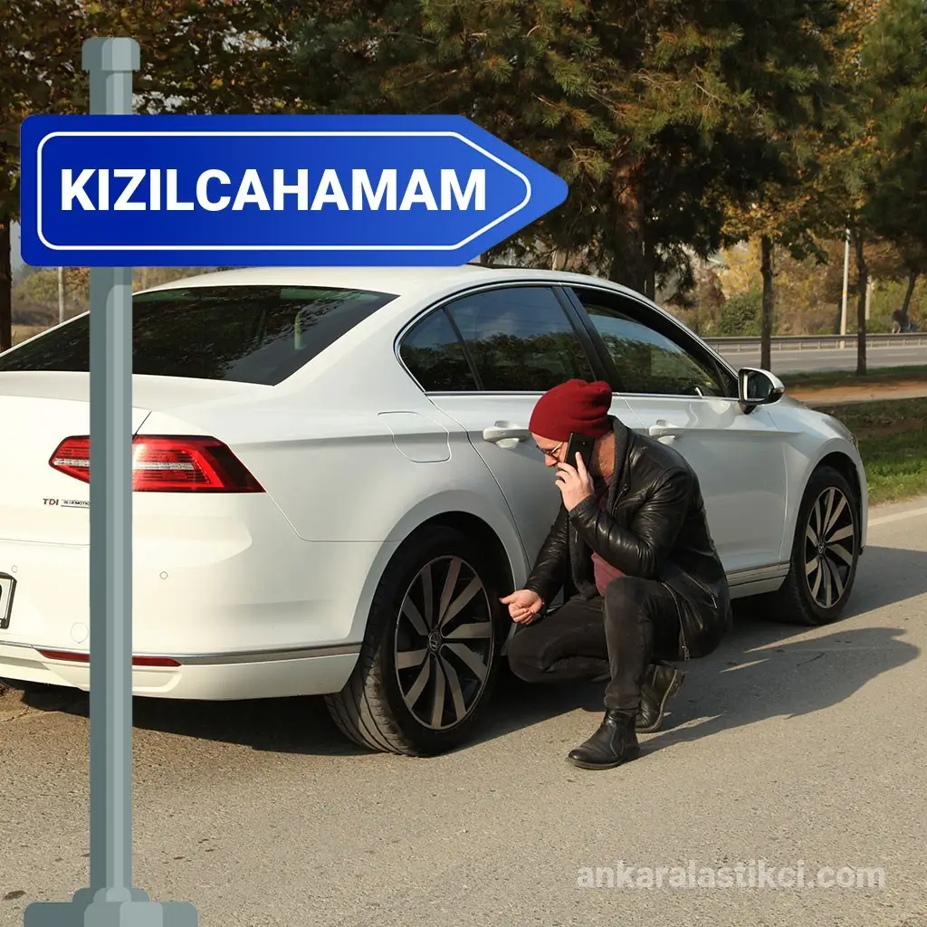Kızılcahamam’da Zorlu Yol Koşullarına Hazır Lastik Servisi