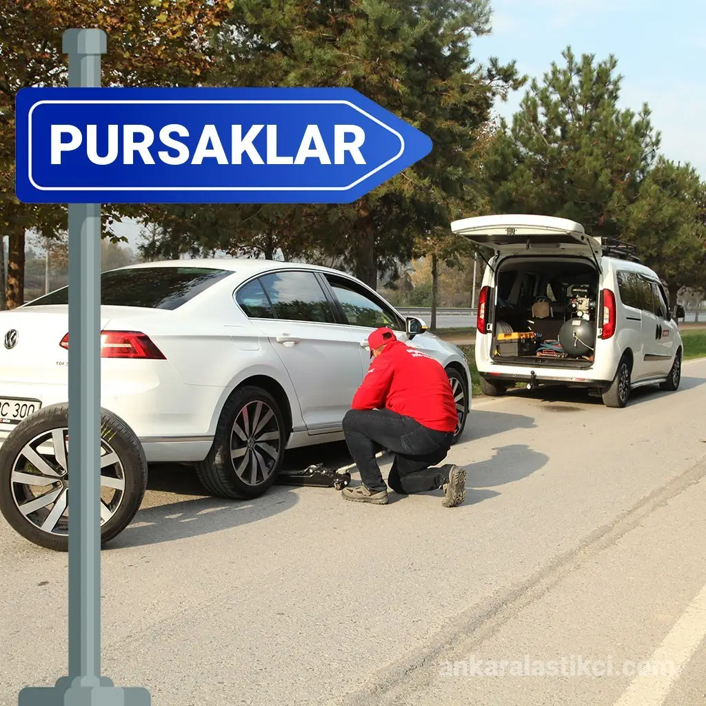 Pursaklar’da Her Noktaya Ulaşan Mobil Lastik Servisi