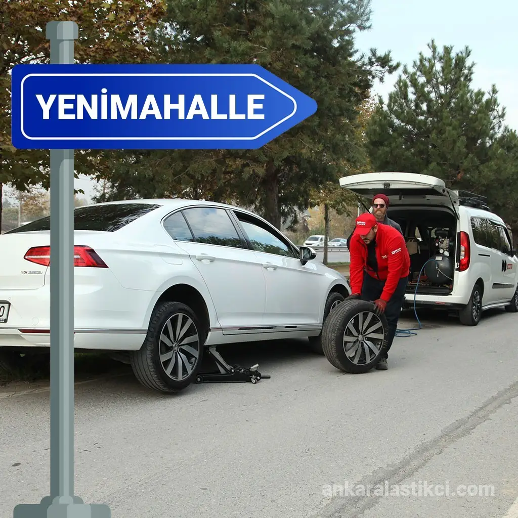 Yenimahalle’de Şehrin Her Noktasına Ulaşan Mobil Lastik Servisi